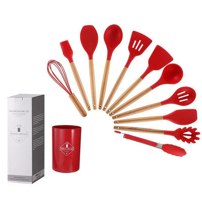 ArtOlo Store Kitchen Utensils Set Premium Silicone Kitchen Utensils Set, 12pcs