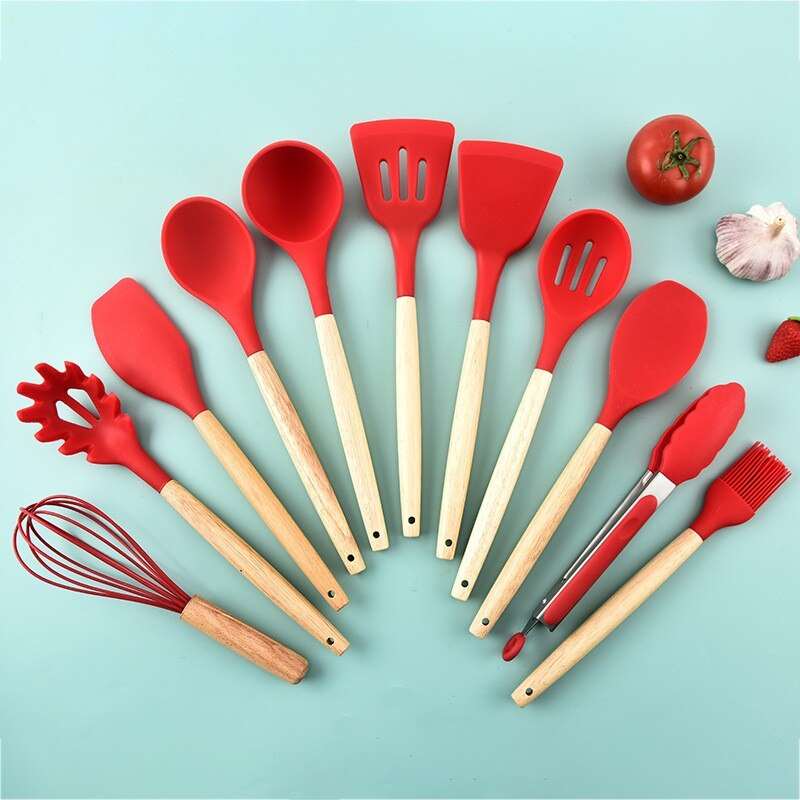 ArtOlo Store Kitchen Utensils Set Premium Silicone Kitchen Utensils Set, 12pcs