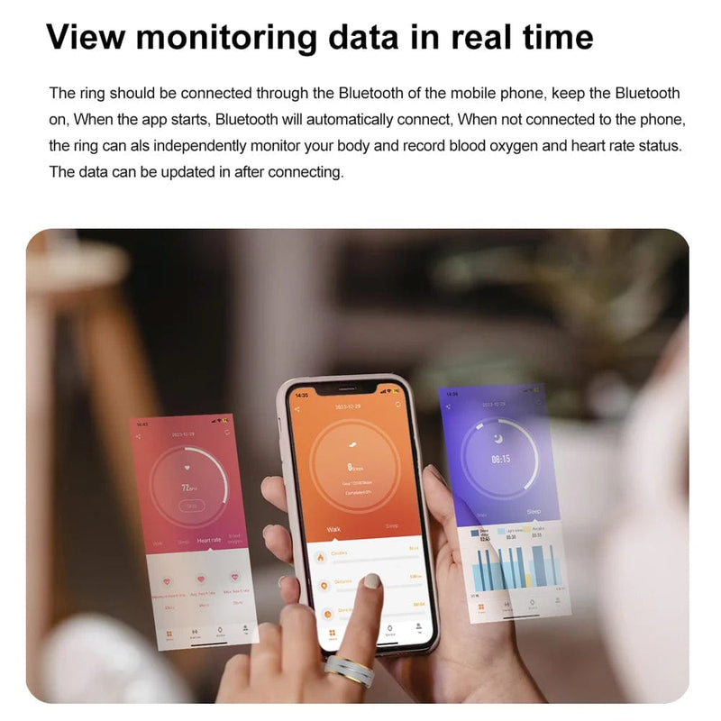 ArtOlo Store health tracker smart ring Smart Ring Fitness Tracker Health Monitor