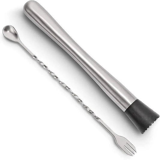 ArtOlo Store Stainless Steel Cocktail Muddler Set