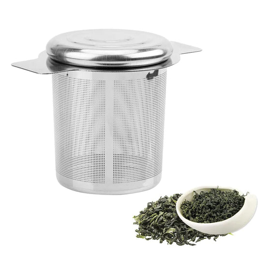 ArtOlo Store Tea Strainer Stainless Steel Tea Strainer with 2 Handles