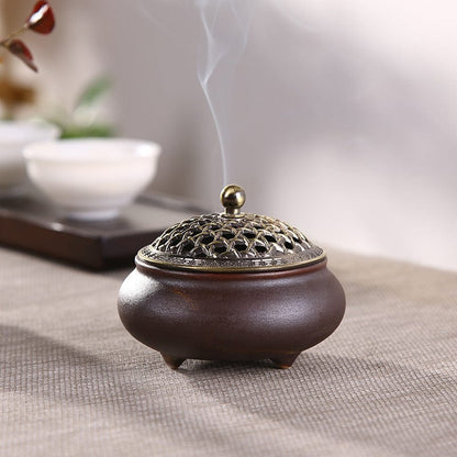 ArtOlo Store Incense Burner Three-legged Ceramic Incense Burner