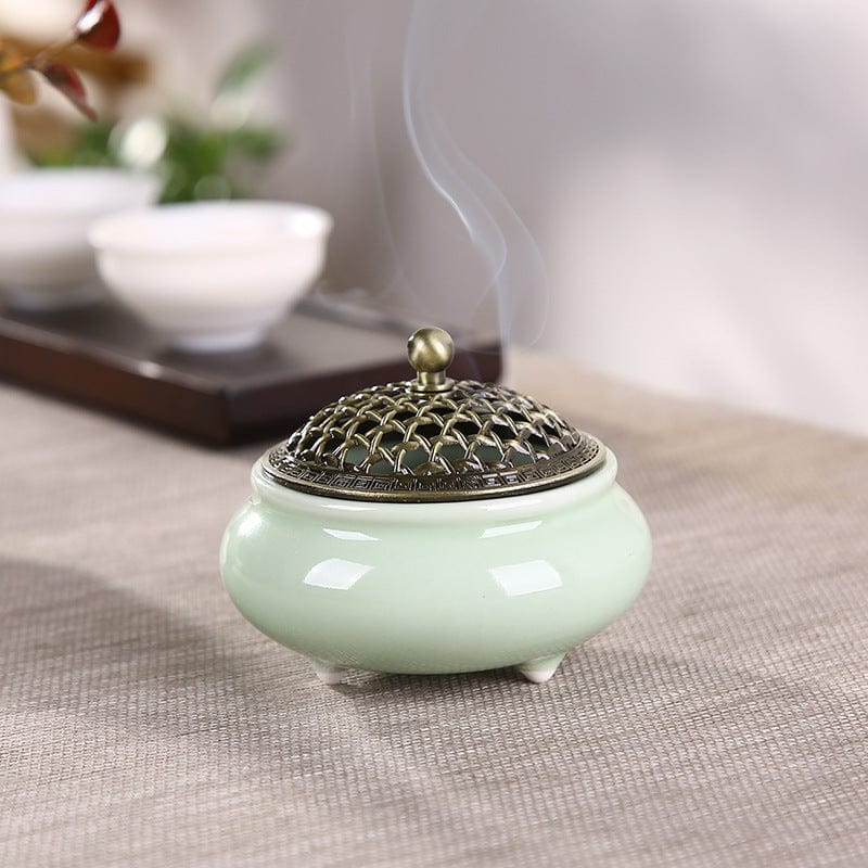 ArtOlo Store Incense Burner Three-legged Ceramic Incense Burner