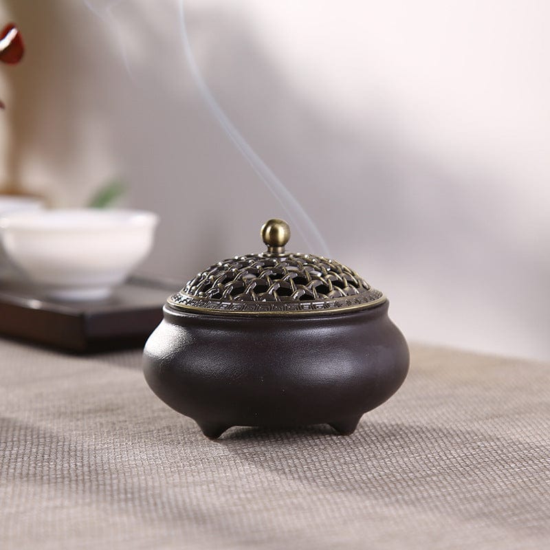 ArtOlo Store Incense Burner Three-legged Ceramic Incense Burner