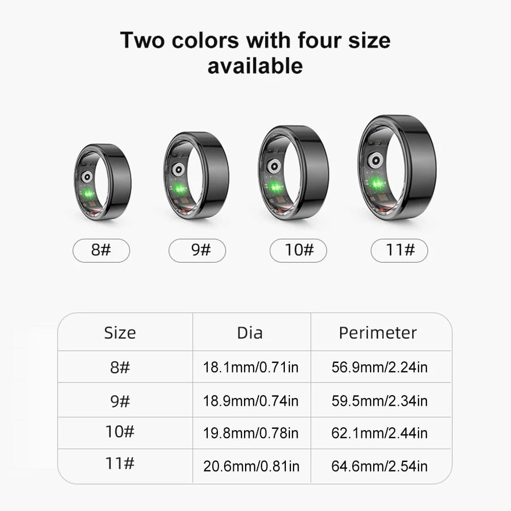 ArtOlo Store health tracker smart ring Titanium Steel Smart Ring Health Tracker