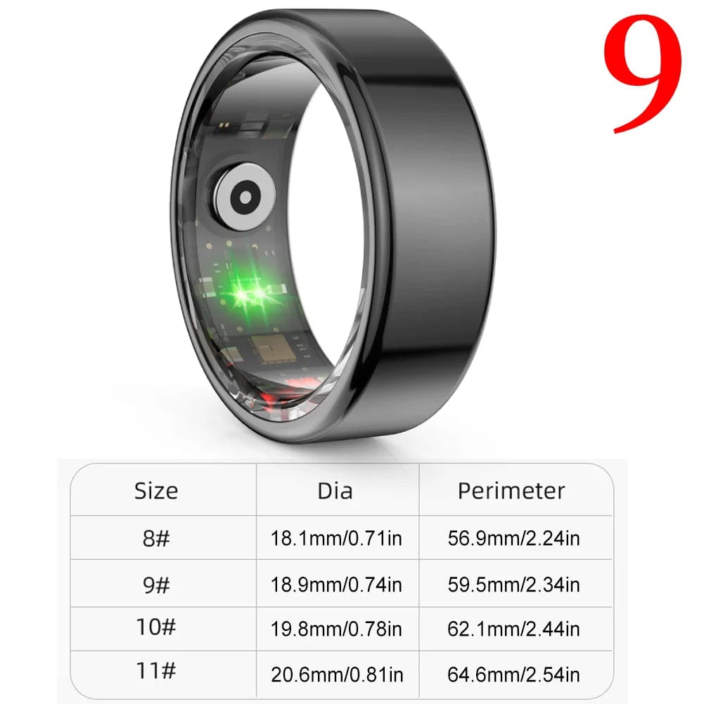 ArtOlo Store health tracker smart ring Titanium Steel Smart Ring Health Tracker