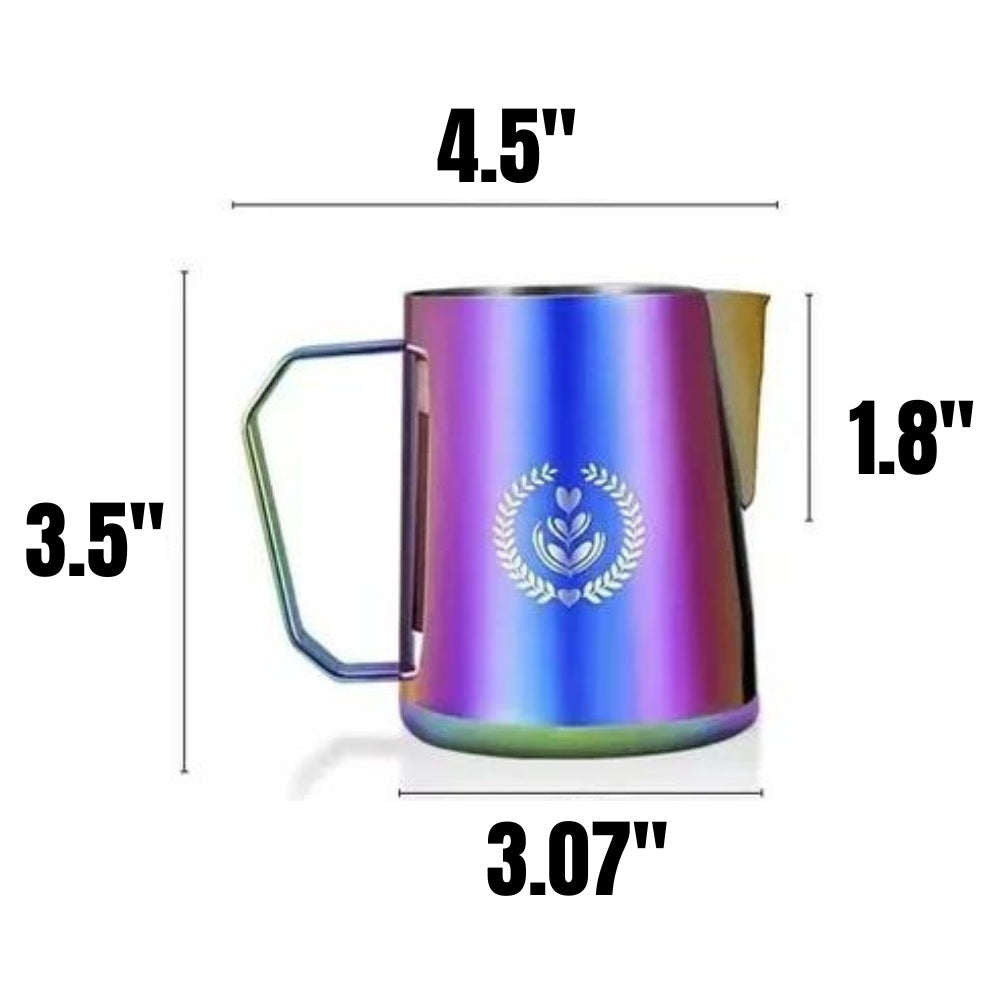 Stainless Steel Frothing Pitcher with Scale