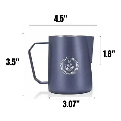 Stainless Steel Frothing Pitcher with Scale