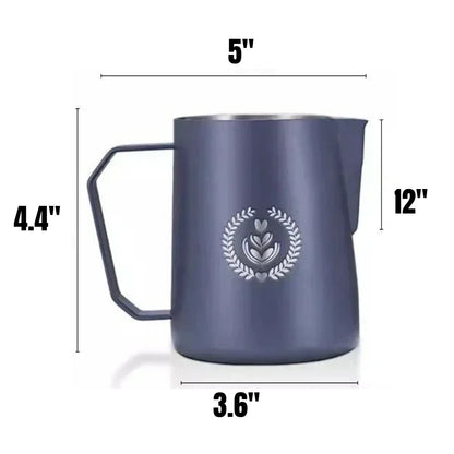 Stainless Steel Frothing Pitcher with Scale