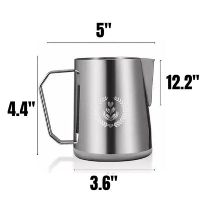 Stainless Steel Frothing Pitcher with Scale