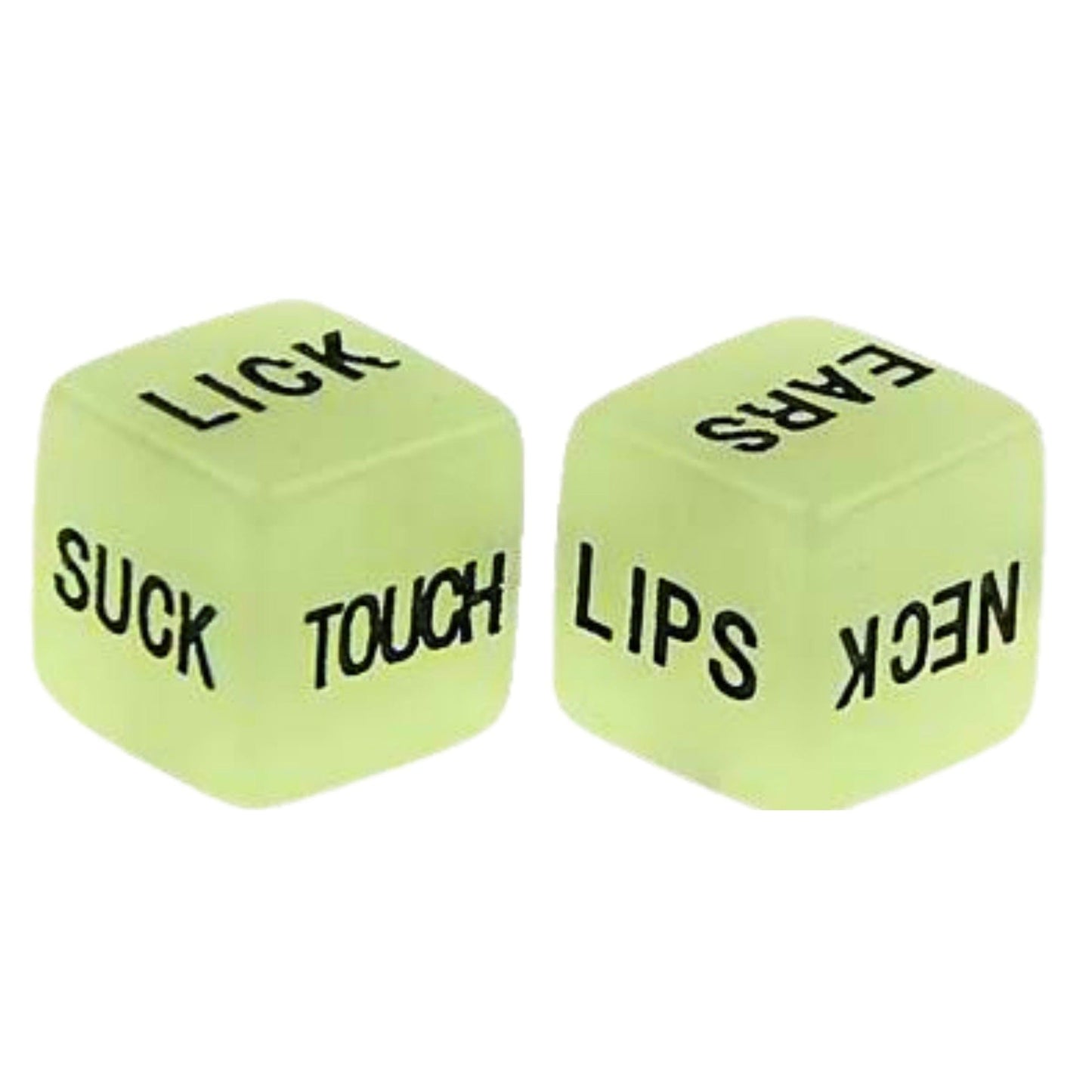 Home Finesse Glow in the Dark Love Dice - Adult Couple's Party Game