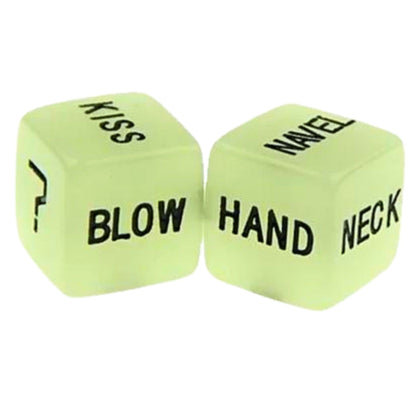 Home Finesse Glow in the Dark Love Dice - Adult Couple's Party Game