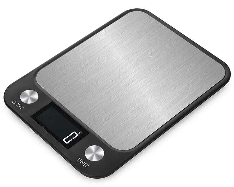 Home Finesse Kitchen Scale 15Kg/1g Weighing Food Coffee Balance Smart Electronic Digital Scales Stainless Steel Design for Cooking and Baking