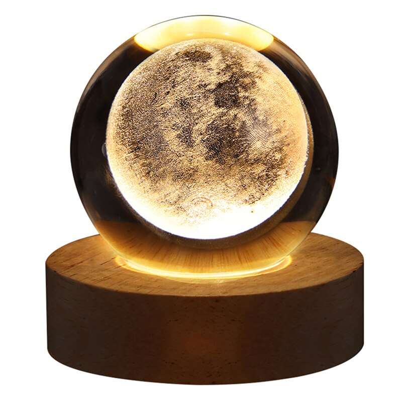 Home Finesse LED Galaxy Crystal Ball Night Light