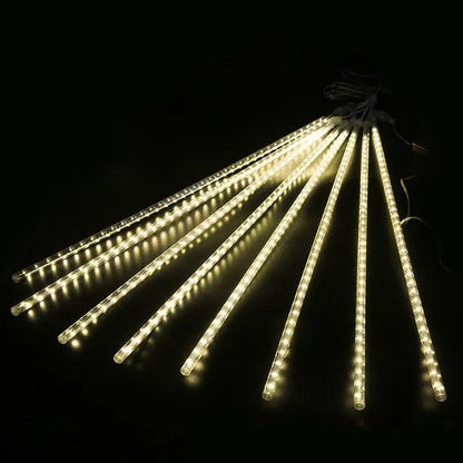 Home Finesse LED Meteor Shower Rain Lights - Magical Christmas Decor