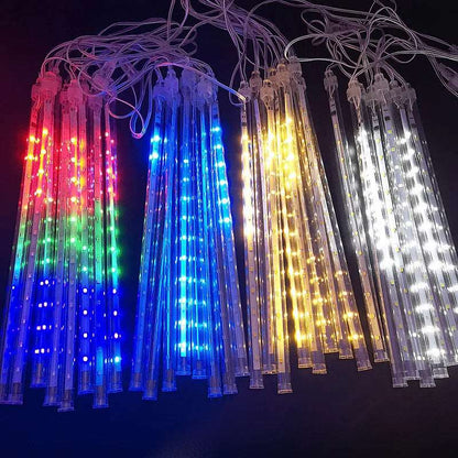 Home Finesse LED Meteor Shower Rain Lights - Magical Christmas Decor