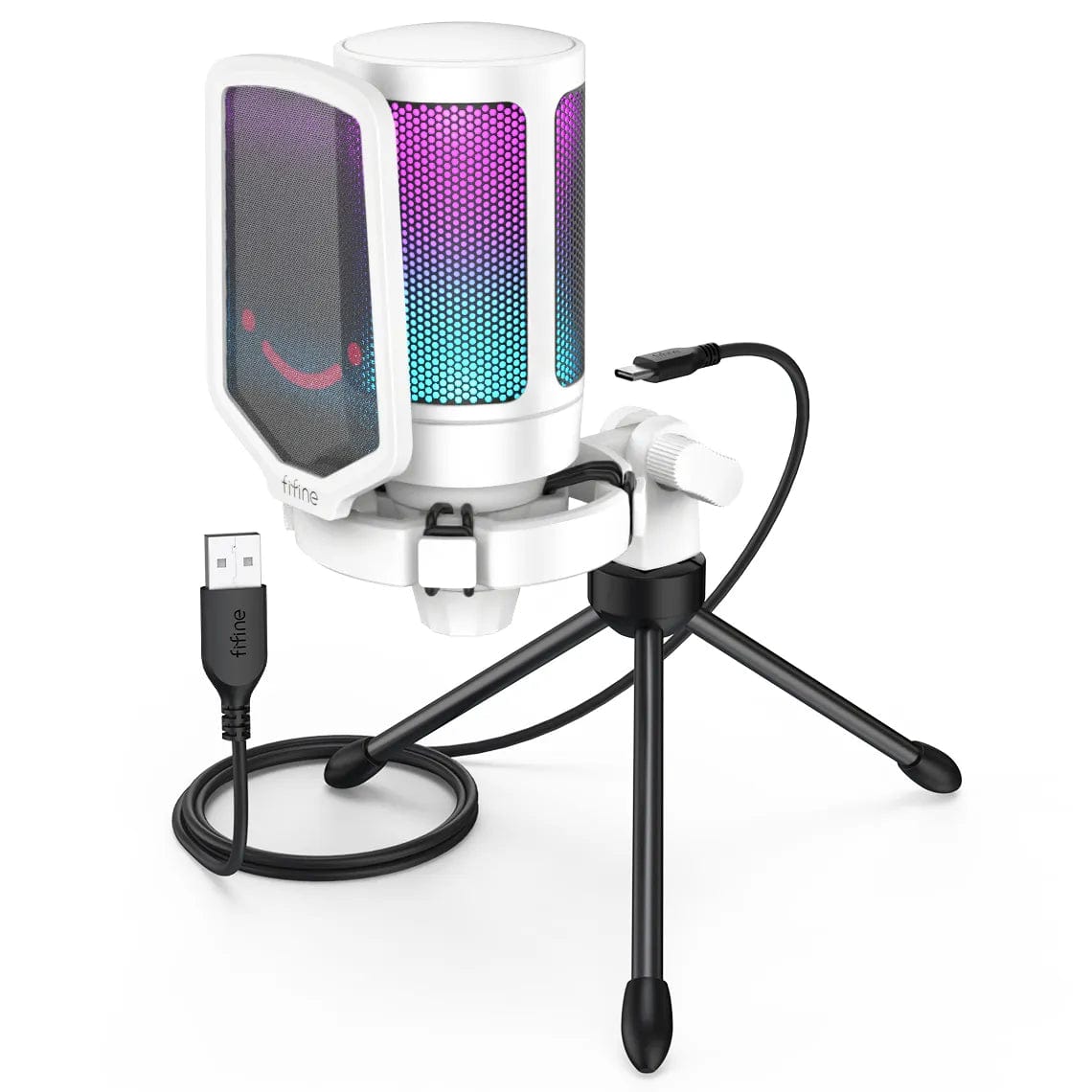 Home Finesse Level Up Your Stream! FIFINE Ampligame USB Microphone - Christmas Gift for Gamers