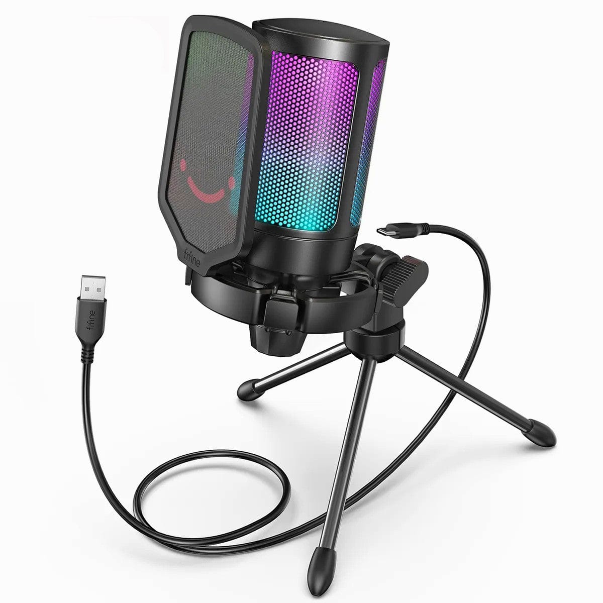 Home Finesse Level Up Your Stream! FIFINE Ampligame USB Microphone - Christmas Gift for Gamers