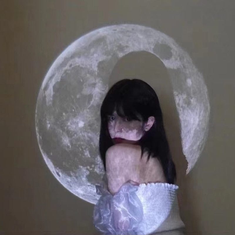 Home Finesse Moon Lamp Projector Night Light