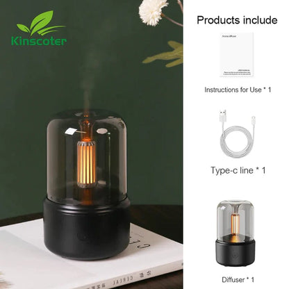 Home Finesse Portable USB Aroma Diffuser - Mini Air Humidifier