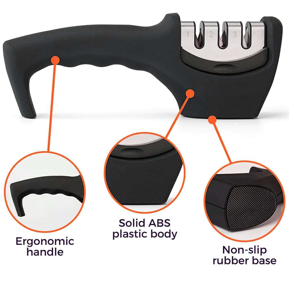 Home Finesse Precision Knife Sharpener - Restore Blades with Ease