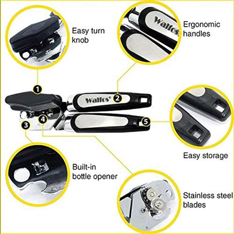 Home Finesse Professional Stainless Steel Can Opener