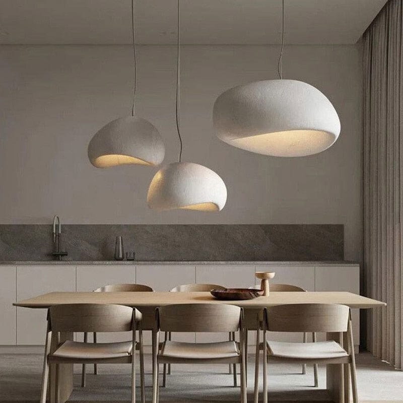 Home Finesse Sleek Wabi Sabi Lighting Fixture in Nordic Style