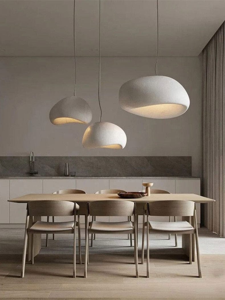 Home Finesse Sleek Wabi Sabi Lighting Fixture in Nordic Style