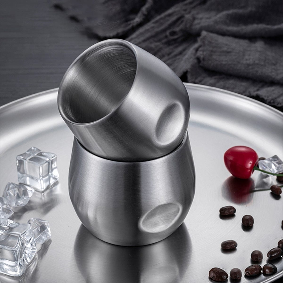 Home Finesse Stainless Steel Double-Insulated Espresso Cup