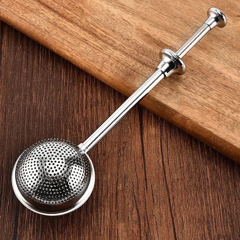 Home Finesse Stainless Steel Tea Strainer - Reusable Infuser for Flavorful Tea Moments