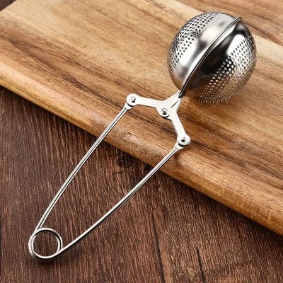 Home Finesse Stainless Steel Tea Strainer - Reusable Infuser for Flavorful Tea Moments