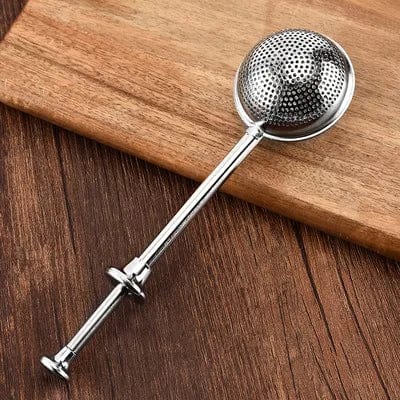 Home Finesse Stainless Steel Tea Strainer - Reusable Infuser for Flavorful Tea Moments