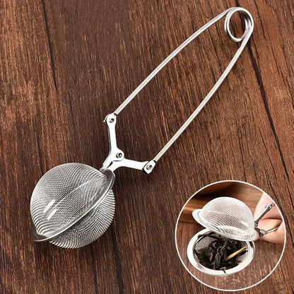 Home Finesse Stainless Steel Tea Strainer - Reusable Infuser for Flavorful Tea Moments