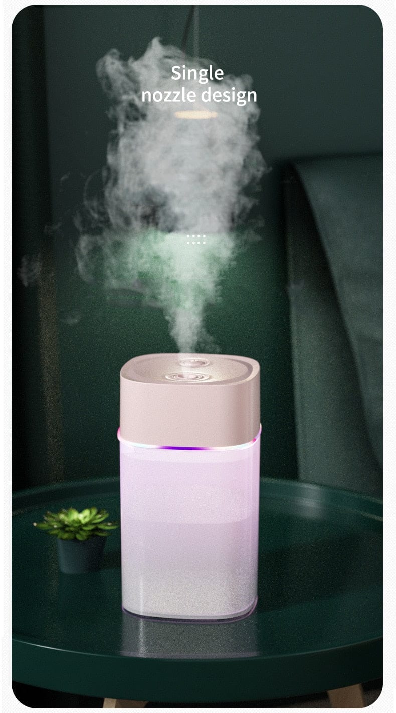 Home Finesse USB Aromatherapy Air Humidifier for Home, Car, Office