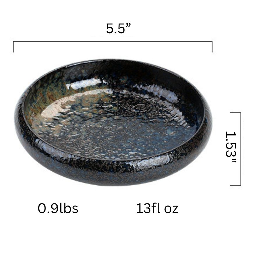 Japanese Kiln-fired Ceramic Plate