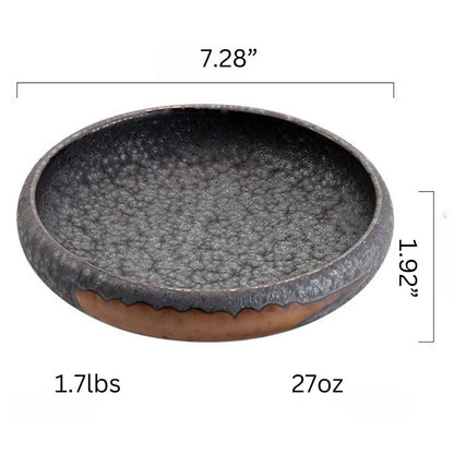 Japanese Kiln-fired Ceramic Plate