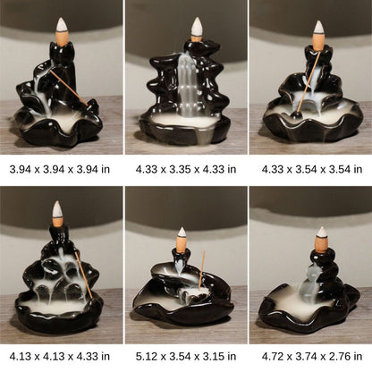 Creative Ceramic Censer - Backflow Incense Burner