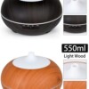 Essential Oil Diffuser (17) Wood Grain Ultrasonic Diffuser