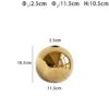 Hbe3944bbd79249c5b409616c254da1ebg.webp Gold Ceramic Vase