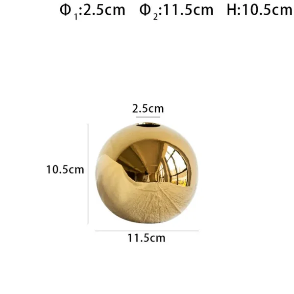 Hbe3944bbd79249c5b409616c254da1ebg.webp Gold Ceramic Vase