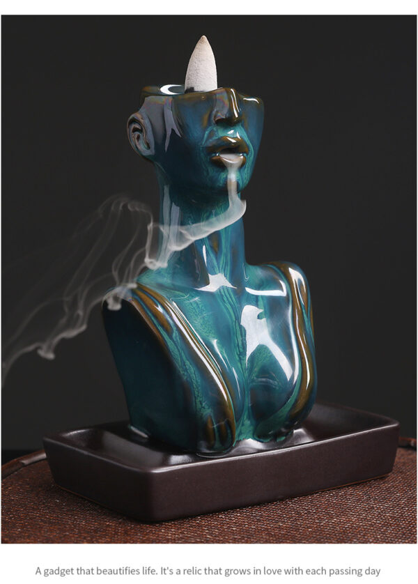 O1CN017Q8TLv1kW4JxcvoxX_2551464690-0-cib.jpg Ceramic Face Incense Burner