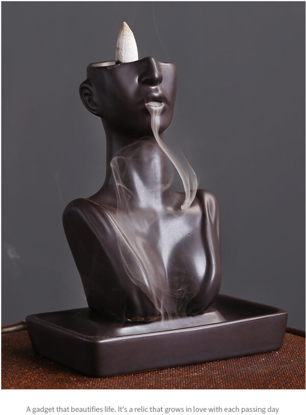 O1CN01CNUE0H1kW4Jl909BE_2551464690-0-cib.jpg Ceramic Face Incense Burner