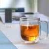 Insulated Clear Glass Mug