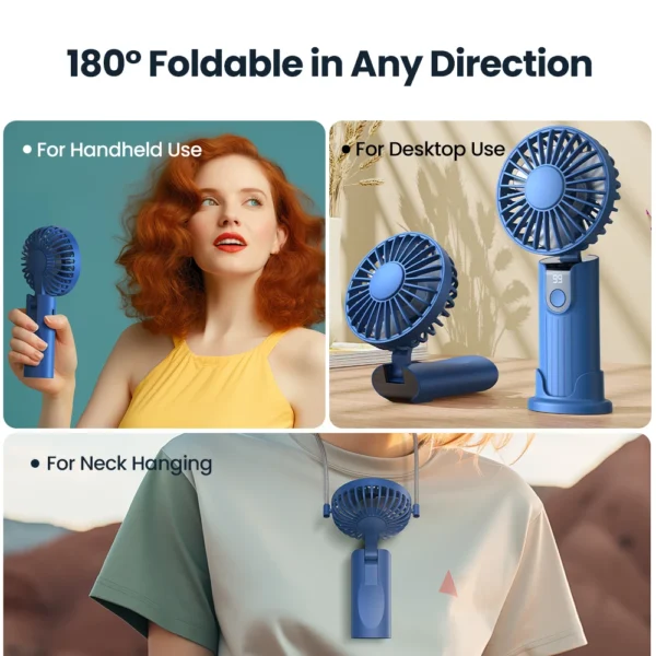 Portable Rechargeable Mini Handheld Fan