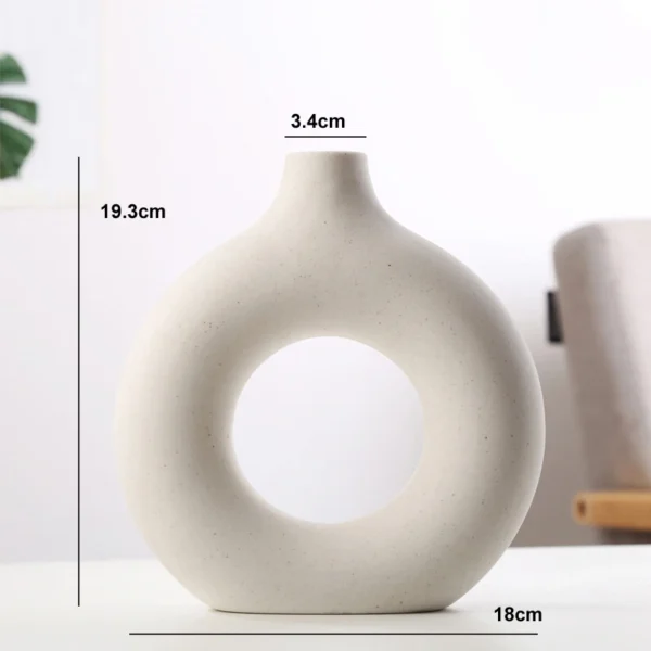 Donut Ceramic Vase