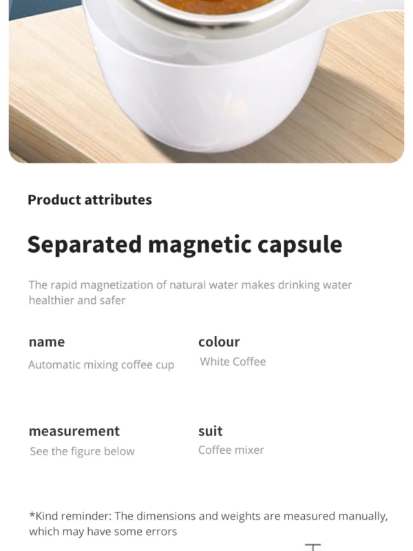 Self Stirring Coffee Mug