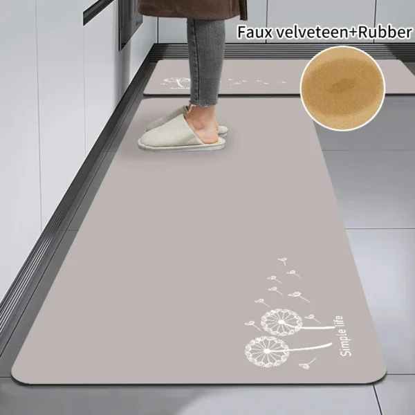 Diatomite Absorbent Floor Mat
