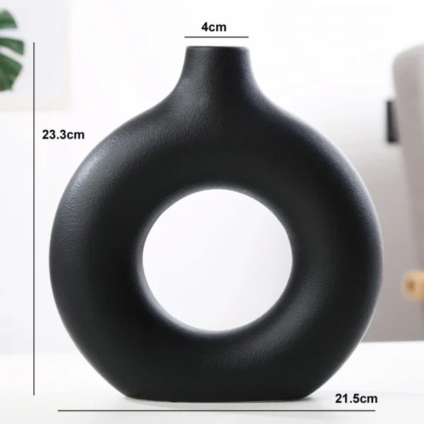 Donut Ceramic Vase