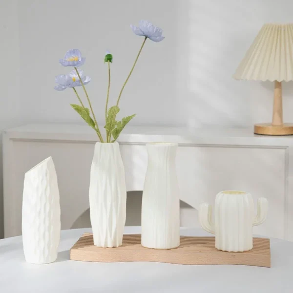 Shatterproof Nordic Floral Vase