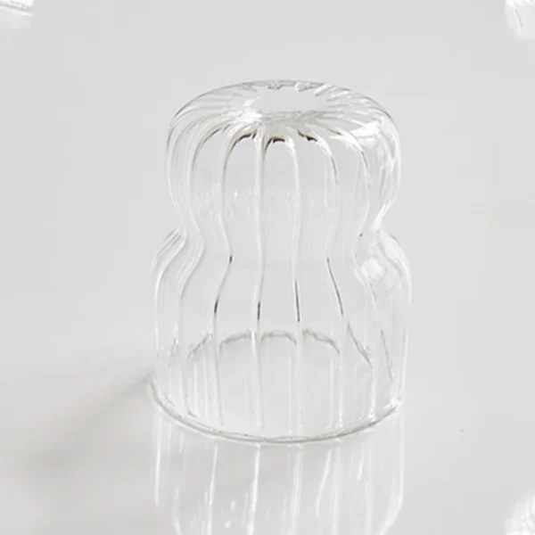 Ribbed Glass Tumbler